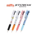 미츠비시 유니 미피 miffy제트스트림 3색볼펜 4종택1