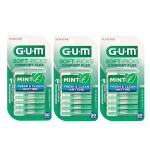 G.U.M 일회용 치간칫솔 컴포트 플렉스 80개x3팩 구강위생용품 치실