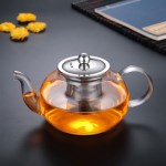 원형 차주전자 티메이커 내열유리 티포트 800ml