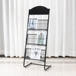 철제 잡지꽂이 진열대(폭48cm) 1개