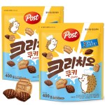 포스트 크리치오 쿠키 400g + 400g /씨리얼/더 바삭한 쿠키 맛