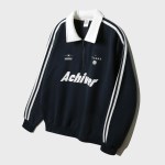 앨빈클로 ACHIVER 트랙 카라넥 오버핏 맨투맨 MAR929 (4 COLOR)