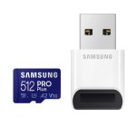 Micro SDHC카드 PRO PLUS+리더기 512G 삼성