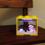 LED 블록어항 노랑 유니콘 친구들과 마리모M 키우기