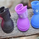 강아지 레인부츠 반려견 산책 외출 신발 미끄럼 방지