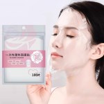 얼굴 비닐 마스크팩 비닐얼굴팩 시트 100매 DD-13054