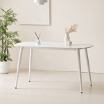헤이몰리 페레 세라믹 타원 식탁 테이블 1400size