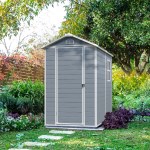 하우스랜드 조립식창고 노벨4x6 야외 간이 소형 이동식