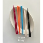 논슬립 비비드컬러젓가락 5color 컬러풀젓가락 면젓가락 매장수저