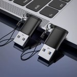 C타입 to USB A 3.0 OTG 젠더(블랙) 변환 변환잰더