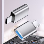 USB 3.0 A to C타입 OTG 젠더(실버) 변환 변환잰더