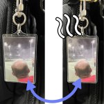 모락모락 스팀 대머리 키링 특이한 쓸데없는 쓸모없