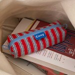 RASPBERRY PENNY PENCIL POUCH
