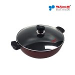 키친아트 금상첨화 티타늄코팅 IH 인덕션가능 멀티 양수웍팬 34cm