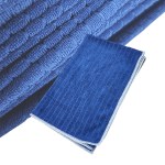 초극세사 고중량 사각 특봉 바둑걸레 40x60 블루 20P