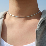 남자 목걸이 체인 짧은 초커 Snake Necklace