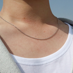 얇은 체인 목걸이 써지컬스틸 Mini Too Necklace