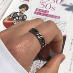 남자 체인 반지 무광 써지컬 Watermelon Matte Ring