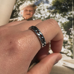 남자 체인 반지 써지컬스틸 Watermelon Ring