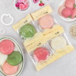 카네이션 말랑떡 DIY 키트 (반죽+팥앙금+도장+꽃) 바람떡 어버이날
