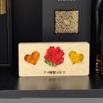 핸드메이드 원목 사각 하트 스칸디아모스 이끼 어버이날 가정의달 감