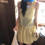 레모니 나일론 벌룬핏 여름 미니 원피스 2 color