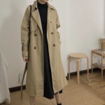 [SALE]여성 롱 트렌치코트 베이직 클래식 아우터