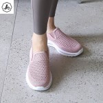 [애슬릿]여성 발 편한 메쉬 니트 슬립온 여름 운동화