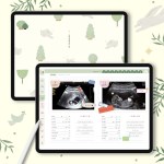 즉시발송 아이코닉 너를생각하는맘 임신다이어리 굿노트속지 PDF