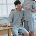 청소년잠옷 여름 중학생 주니어 파자마 스트라이프 실내복