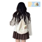 [후카후카스튜디오] 메론빵을 좋아하는 아기해달 스트링백팩