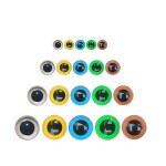 4.5mm 6mm 7.5mm 9mm 컬러 투명 라운드아이 한쌍 인형만들기 부자재