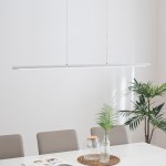 플룻 LED 40W 식탁 조명 펜던트 등 주백색