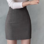 여자 치마 슬림핏 미니 무지 H라인 스커트