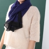 two-tone scarf blue