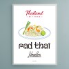 태국 인테리어 디자인 포스터 M 팟타이 타일랜드4