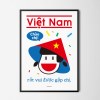 유니크 인테리어 디자인 포스터 M 헬로 베트남 쌀국수 동남아