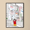 유니크 일본 인테리어 디자인 포스터 M 오사카 도톤보리3
