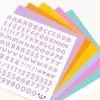 On graphic. RiCO FONT sticker - pastel color