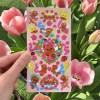 큐피드곰꽃 광택 스티커