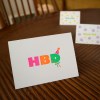 HBD 해피벌스데이 레터프레스 카드