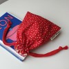 vintage small dot string pouch_레드