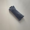 크림 블루 골덴 필통(Cream blue corduroy pencil case)