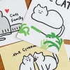[버숨] 귀여운 고양이 엽서 4종