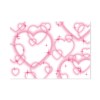 [네버더레스] pink heart paper