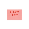 POSTCARD - I LOVE YOU