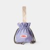 Solid string bag _ Purple blue