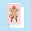 bear postcard : apple bear