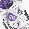 Vintage violet sticker pack 09