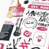 Pink text sticker - 핑크 텍스트 스티커